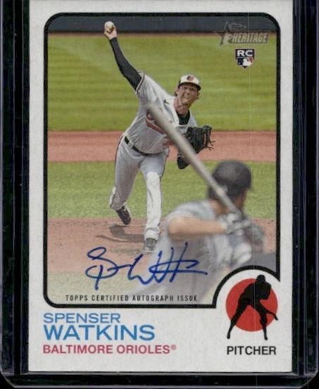 2022 Topps Heritage #ROA-SW Spenser Watkins Real One Autographs