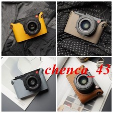 Camera Half Case for Leica Q2 Leather Metal Insert Retro Cover MrStone Handmade