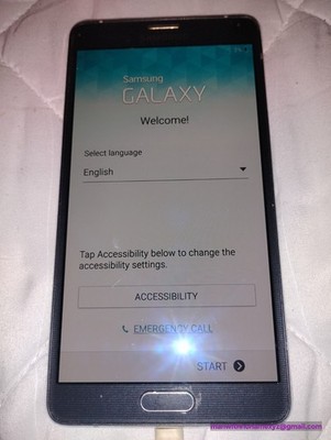 Samsung Galaxy Note 4 32GB Black Sprint CDMA SM-N910P 16MP Single SIM