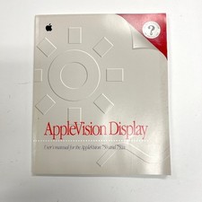 1997 Vintage User's Guide Manual for AppleVision 750 and 750AV displays