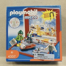 Playmobil Microwelt 4337, Hafen, Kran, zum Mitnehmen, Magnetisch, Box, Neu OVP