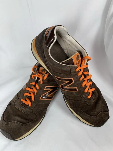 New Balance 554 Sneaker Uomo Retro Scamosciato Marrone Arancione 11D