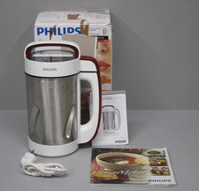 Philips Viva Collection Suppenmacher 1,2L 5 Programme 990W Weiß/Silber HR2200/80