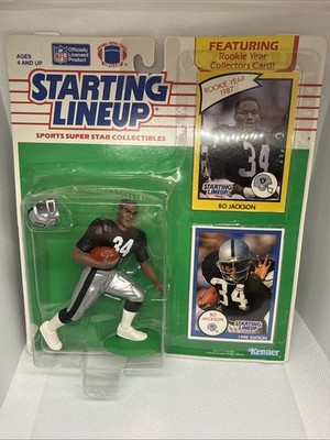 1990 Kenner Starting Lineup Figure NFL Oakland Raiders #34 BO JACKSON Sealed