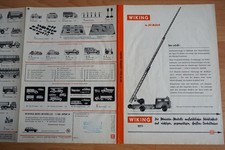 Wiking Bildpreisliste 1973, 6 bedruckte Seiten, Modelle 1:87,  1: 160