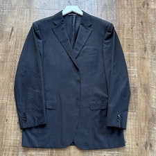 CANALI Check Wool Single Breasted Blazer in Charcoal IT-54/ US 44R 1950