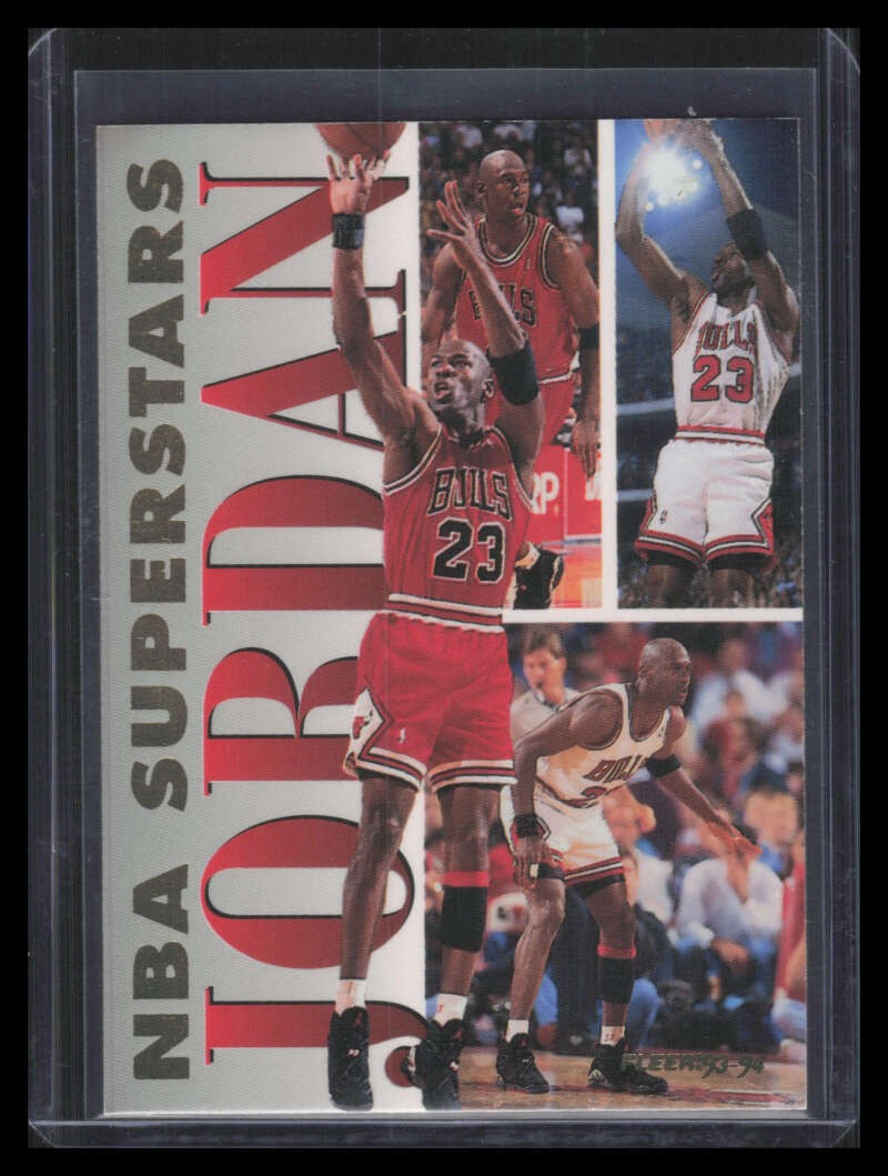 1993-94 Fleer NBA Superstars 7 Michael Jordan