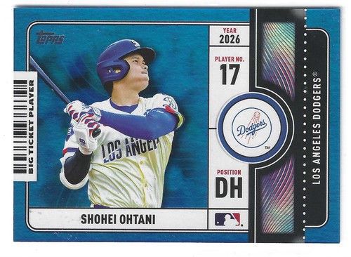 2026 Topps Shohei Ohtani #BTP-3 Big Ticket Player Blue Foil /150 SP C
