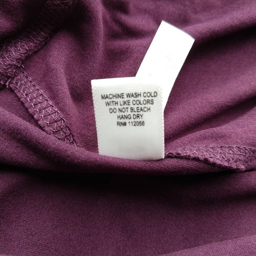 1X Zenana Brushed Microfiber Full Length Leggings eggplant purple buttery soft - Picture 6 of 12