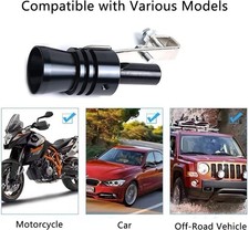 Universal Turbo Sound Muffler Exhaust Whistle Pipe Car Oversized Roar Maker Xl