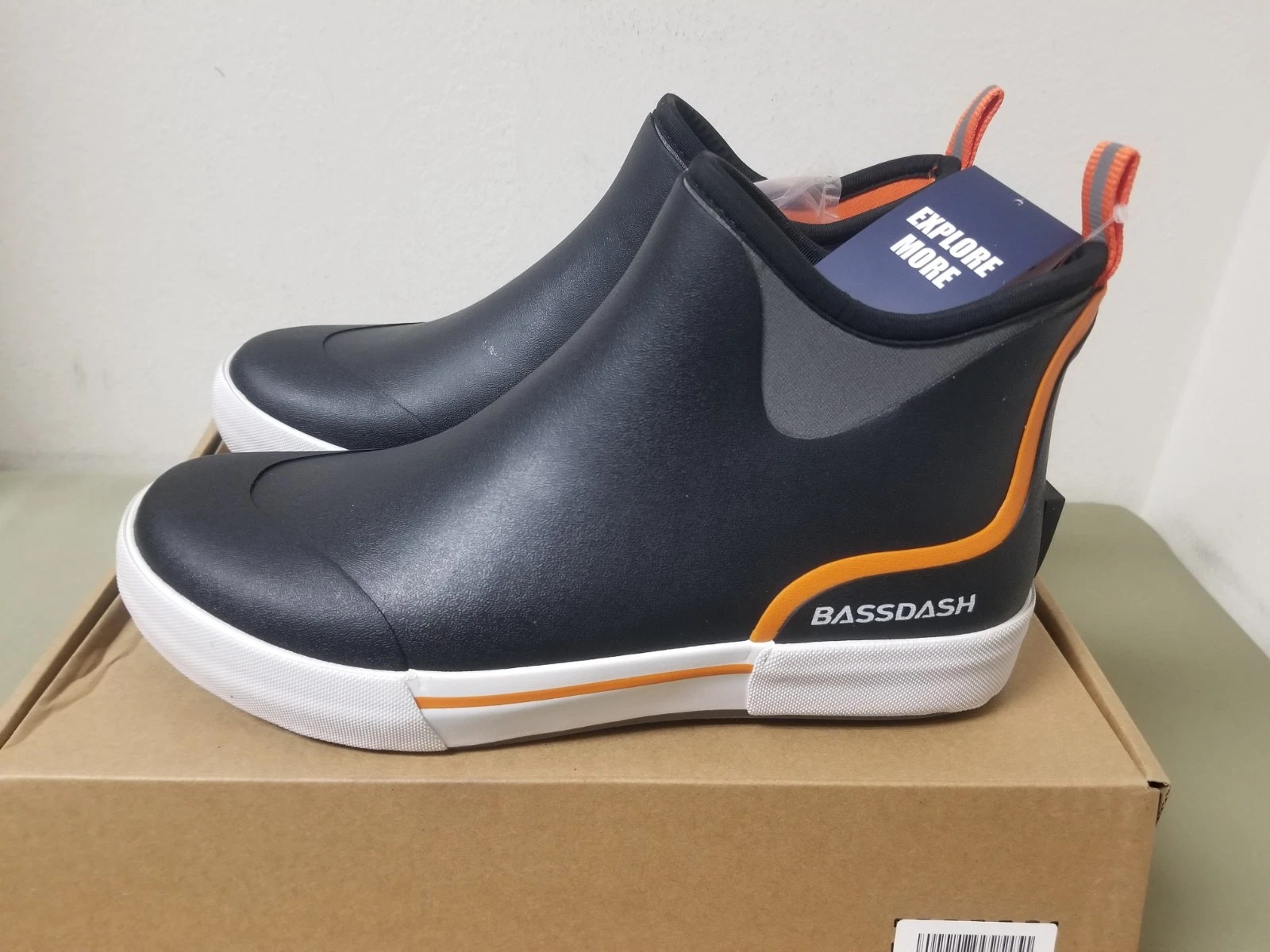 New BASSDASH Mens Waterproof Deck Fishing Ankle Boots. 2 Colors to Choose.
Opens in a new window or