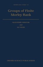 Groups of Finite Morley Rank, Hardcover by Bo...