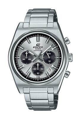 CASIO EDIFICE EFB-730DJ-7AJF Silver Dial Chronograph Sport Watch Men BOX NEW
