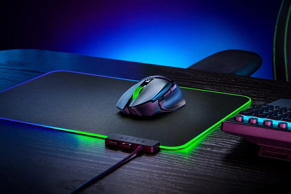 Razer Basilisk V3 X HyperSpeed Gaming Mouse Dual Wireless 18.000 DPI Ergonomic - Bild 3 von 4