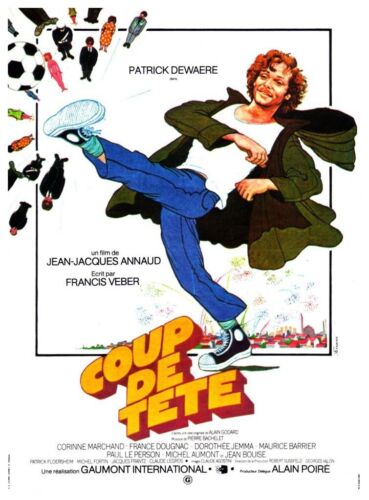 Coup de tête Affiche Originale Cinéma 1979 40x60cm  Movie Poster Patrick Dewaere - Imagen 1 de 2