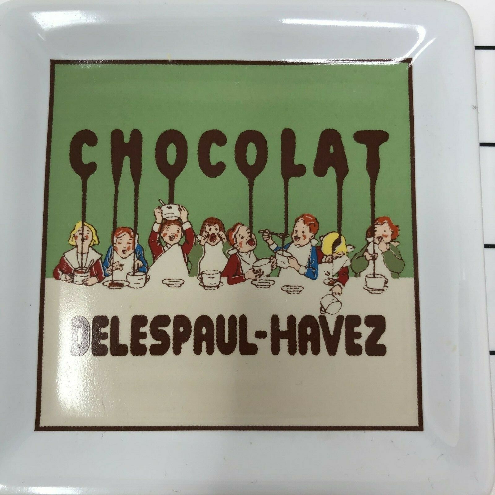 delespaul - Plaque émaillée chocolat delespaul-havez