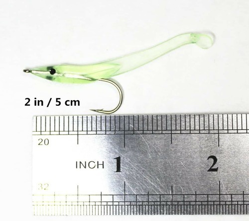 10 Stück Glühaal Angelköder Gummiwurm Barsch Kurbel Köder Outdoor Angeln - Bild 11 von 13