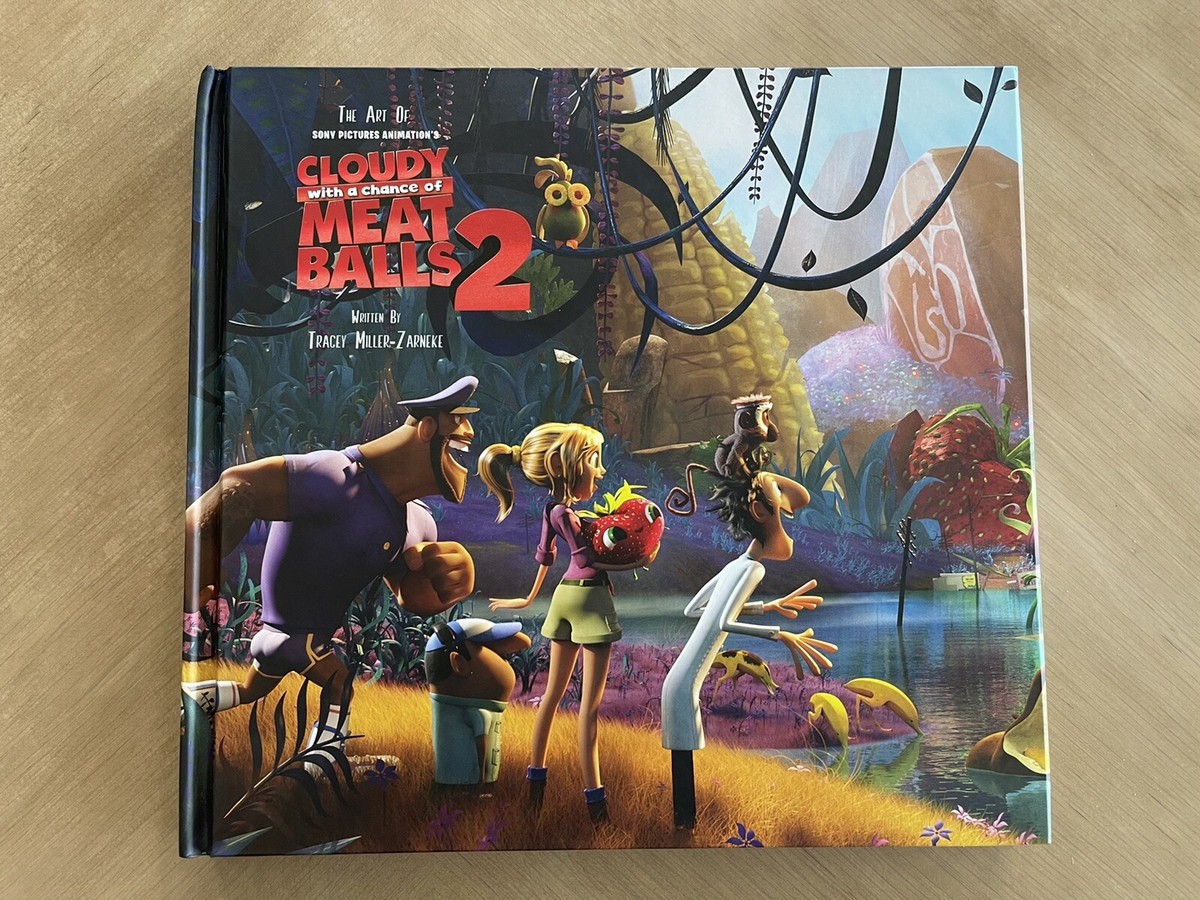 The Art of Cloudy With A Chance of Meatballs 2 Book SIGNED x13 +