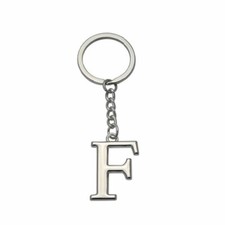 alloy creative Egnlish letter F keychain