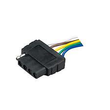 Del City 5-Way Flat Molded Connector, 8'' Female-only 74510