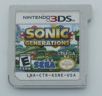 Sonic Generations Nintendo 3ds 
