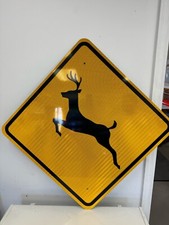 DEER CROSSING SIGN