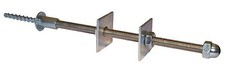 Cast Iron Radiator WALL STAY / BRACKET / TIE - VARIOUS COLOURS - THREADED 