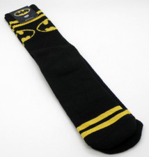 Classic BATMAN Crew Socks Batman Loot Wear Exclusive BioWorld Size 10-13 NEW