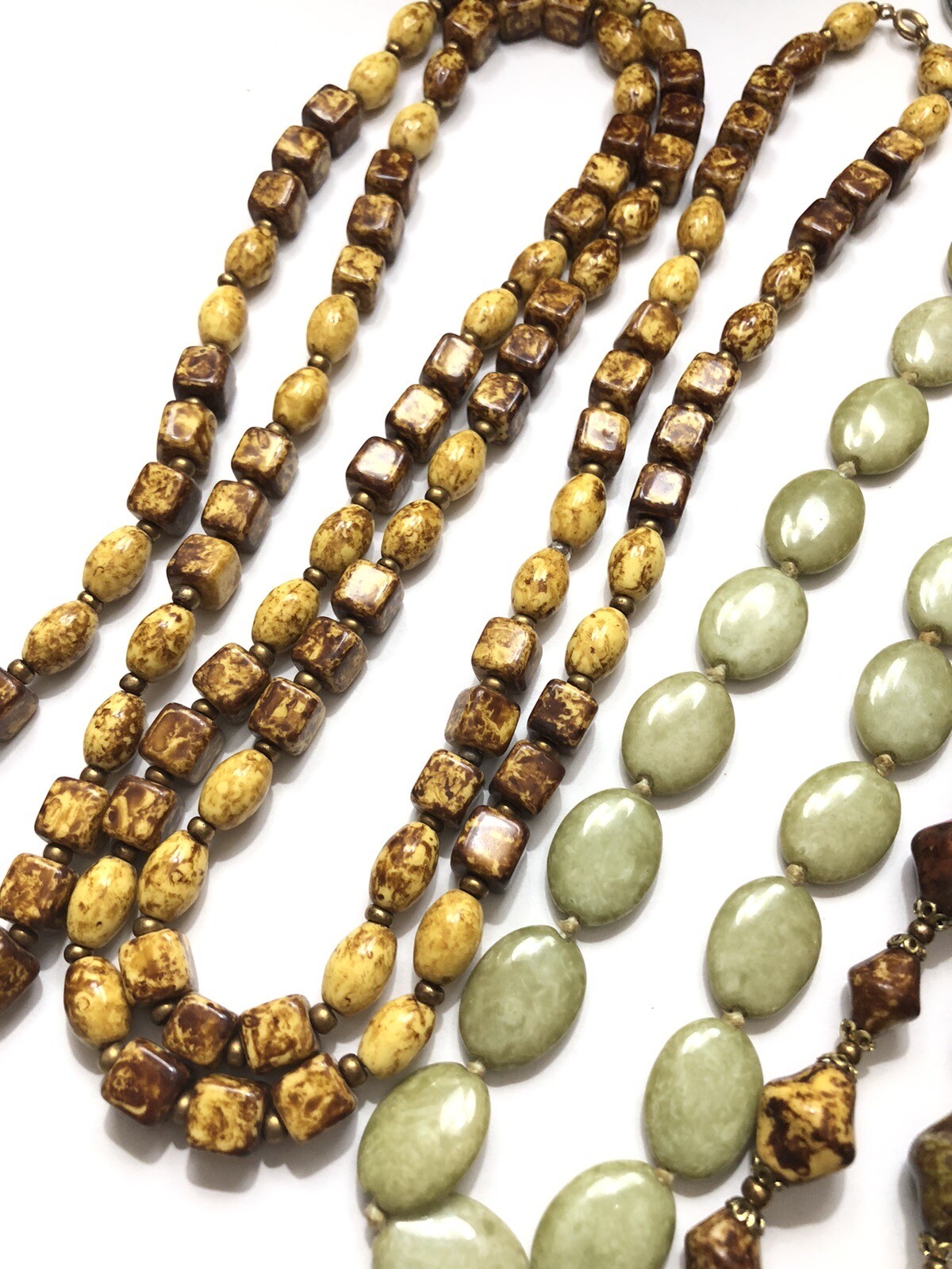 Job Lot Vintage Scottish Jewellery 925 Silver Cross Glass Bead