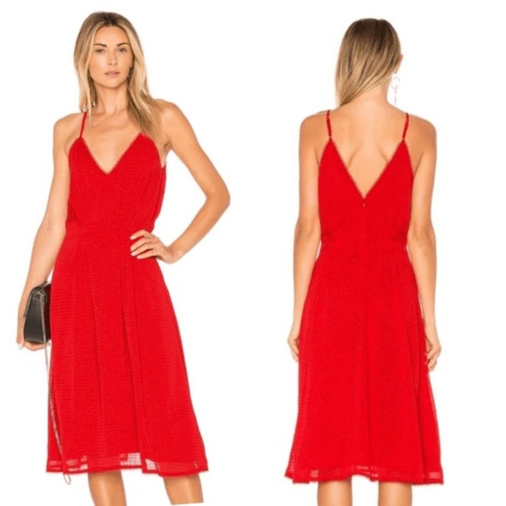 open lace back dress House of Harlow 1960 x Revolve