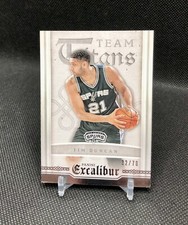 2015-16 Panini Excalibur Tim Duncan /70 “TEAM TITAN” SILVER FOIL SP No. 8 Read