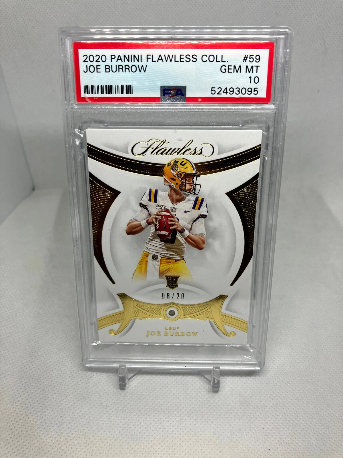 Joe Burrow Panini Flawless Collegiate #59 Base