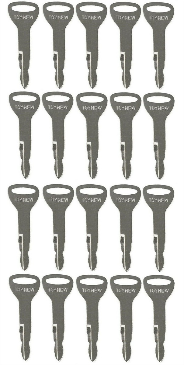 20)For Toyota Forklift Keys, Equipment Ignition Keys New Style