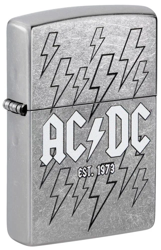 Zippo AC/DC Logo Street Chrome 48641