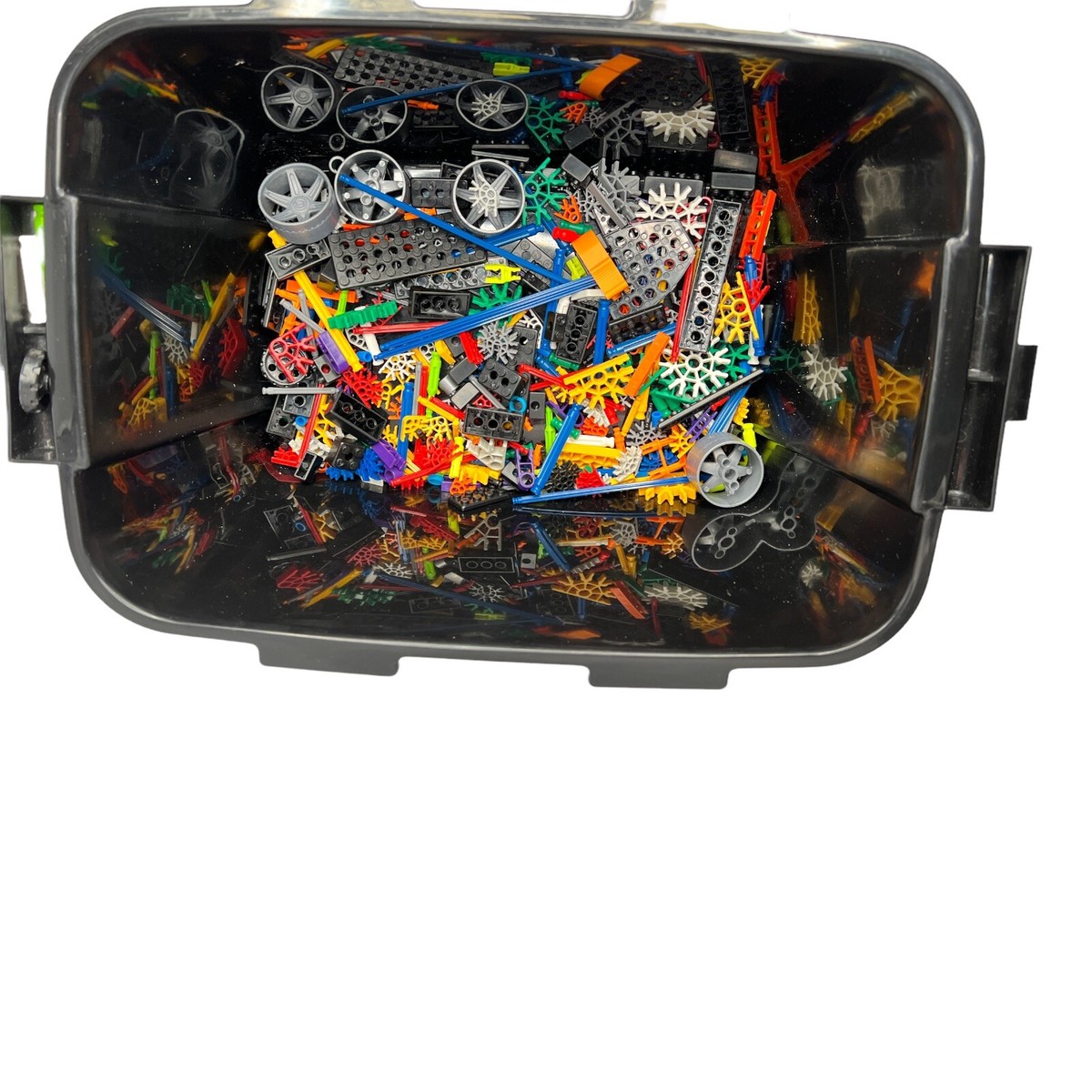 K'NEX BLACK Super Value Tub #12063 - EUC - 99% COMPLETE | eBay