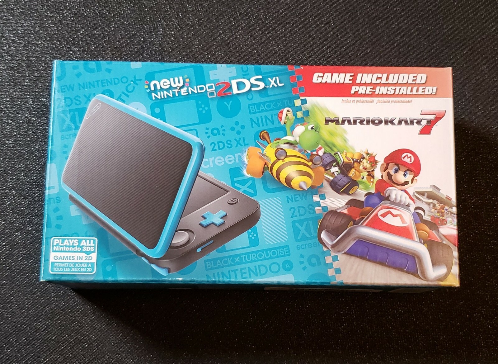 Mario Kart 2ds Xl Blue And Black Nintendo 2DS Mario Kart Bundle