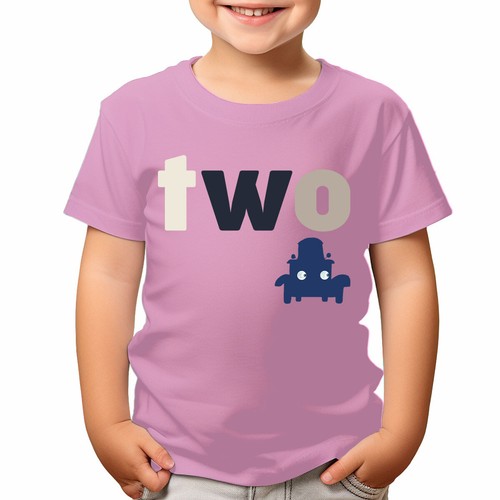 Personalised 2nd Birthday T-Shirt For Boys & Girls Cute Design Custom #TA-195 - Picture 4 of 6