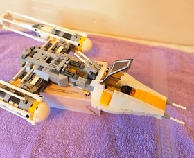 Lego Star Wars "Y-Wing Fighter-7658"  Complete W/ Manual, Box , Minifigs, Extras