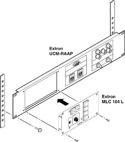 Extron Electronics UCM RAAP Universal Controller Mounting Rack Kit 70-344-02 - Picture 3 of 3