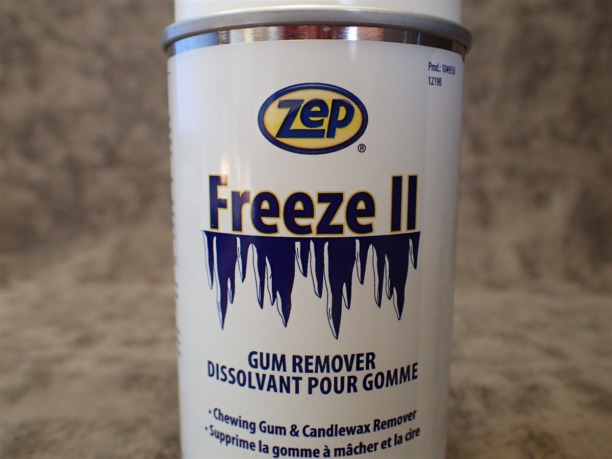 NEW (Lot of 2) ZEP Freeze II Gum Removal Freezing spray 6oz Cans