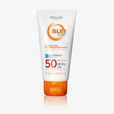 Oriflame Sun Zone UV-Schutz Gesicht und exponierte Bereiche LSF 50 hoch