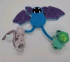 Pokemon Vintage Applause Mini Plush Soft Toy Mewtwo Bulbasaur Zoobat