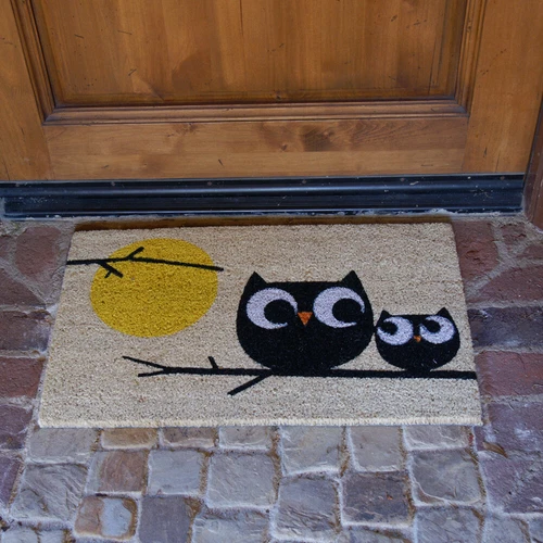 Rubber-Cal Owl Doormat