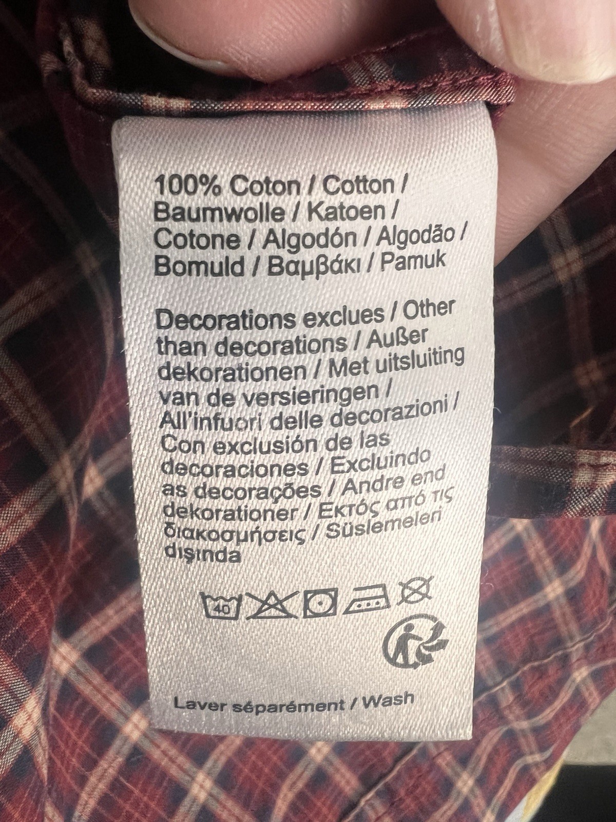 Lacoste Regular Fit Patchwork Checkered Color Blo… - image 5