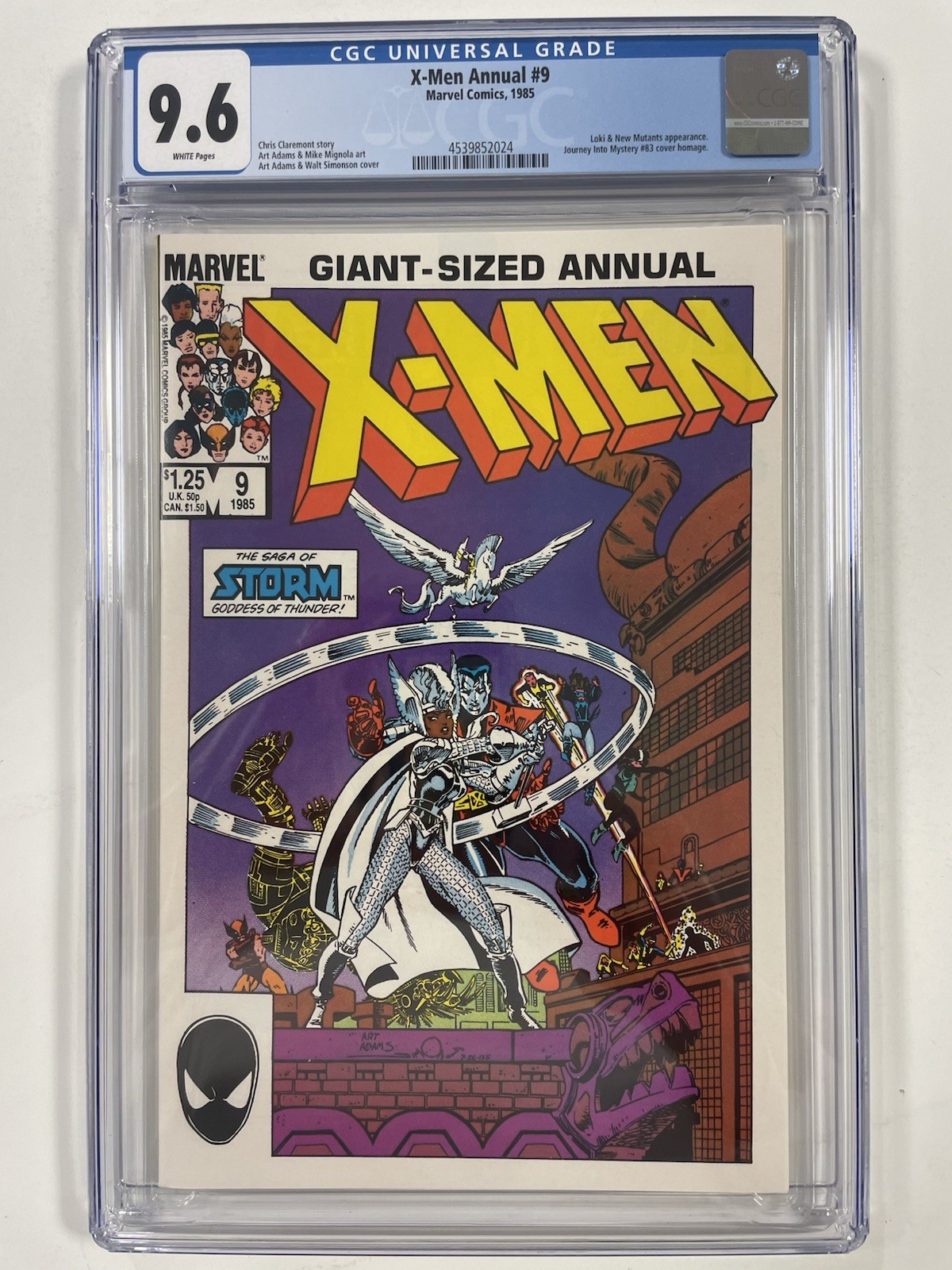 X-Men Annual #9 (Marvel Comics 1985) - CGC 9.6