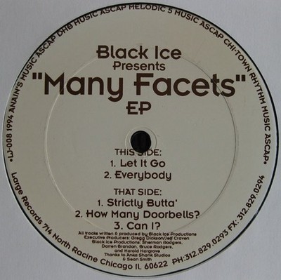 Black Ice Productions - Many Facets EP (12'', EP)