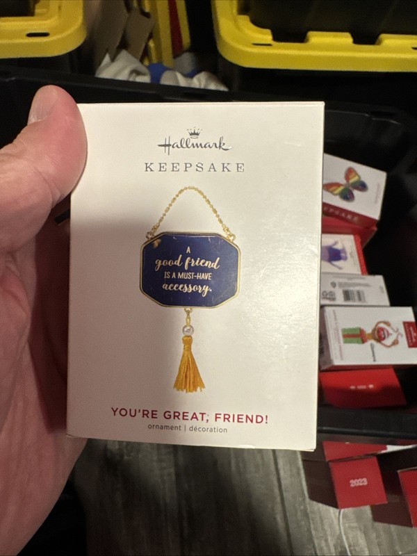 New Friendship Hallmark Keepsake You’re A Great Friend Ornament 2019