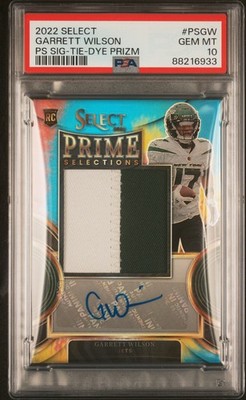 2022 PANINI SELECT PRIME SELECTIONS SIGNATURES #PSGW GARRETT WILSON 14/25 PSA 10