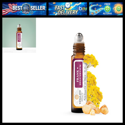 Vitality Extracts Frank+ Helichrysum Essential Oil Blend - 10ml Roll-On, Frankin