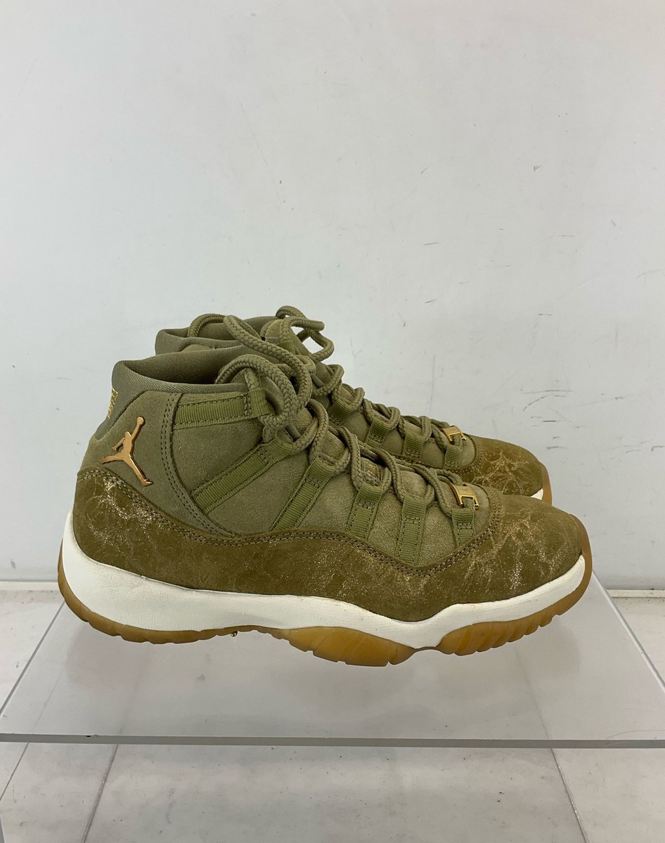 olive green and gold 11s